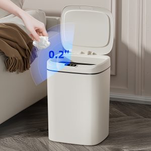 Hands-Free Smart Trash Can with Motion, Sealing Lid & Odor-Blocking Technology, Touchless Operation for u002FOfficeu002Fu002FBathroom, Trash Bin (Easy Clean, Durable Design)